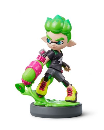 Figurina  Nintendo amiibo - Green Boy [Splatoon] - 1